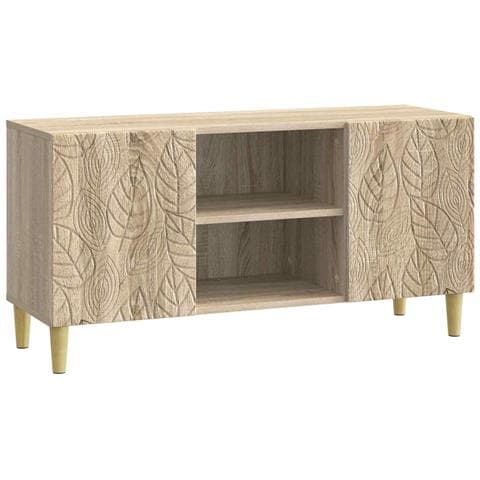 Mobile TV 102 x 34,5 x 50 cm Rovere Sonoma Legno ingegnerizzato - Foto 1