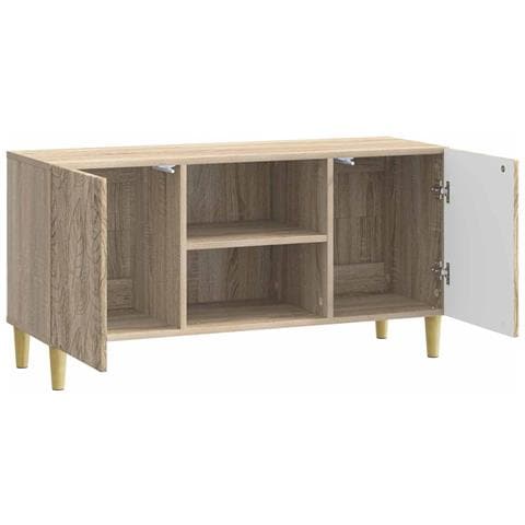 Mobile TV 102 x 34,5 x 50 cm Rovere Sonoma Legno ingegnerizzato - Foto 2
