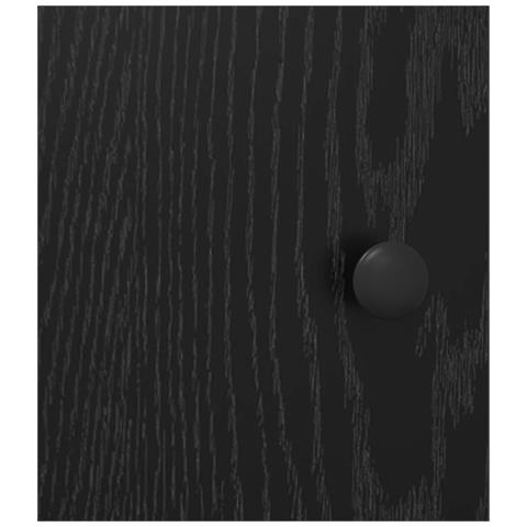 Armadio da Notte Rovere Nero 35 x 36,5 x 61 cm - Foto 9