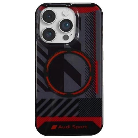 Custodia Sportiva Audi Magsafe Per Iphone 14 Pro Max (nera, Rigida) - Foto 1
