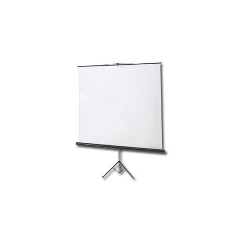 Schermo a Cavalletto Standard Junior 155x155 Tela Bianca Lenticolare con Tenditore - Foto 2