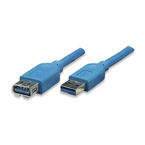 ICOC U3-AA-30-EX - Cavo Prolunga USB 3.0 A maschio / A femmina 3 m blu - Foto 2