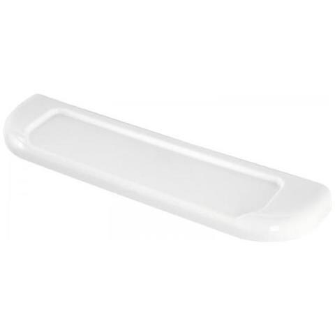 Mensola in ABS con doppio fissaggio arredo bagno bianco 50cm - Foto 7