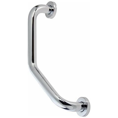 Maniglione Sostegno Bagno Angolare Acciaio Inox Cromato Aqua - Foto 1