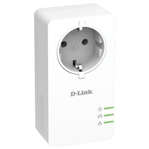 PowerLine AV2 1000 HD 1 Porta Gigabit Passthrough Kit Colore Bianco - Foto 2