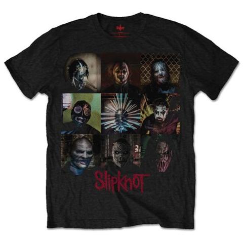 Slipknot - Blocks Black (T-Shirt Unisex Tg. L)  - Foto 1