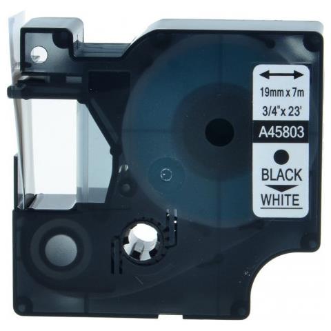 Dymo 19mmx7m Bianco Cassetta Nastro Compatibile Per Dymo-500ts Eletronic Labelling Etichette D45803 White S0720830 - Foto 2