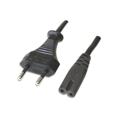 ICOC 02-NC-IT05 - Cavo alimentazione C7 a italiana 0,5 m Nero - Foto 1