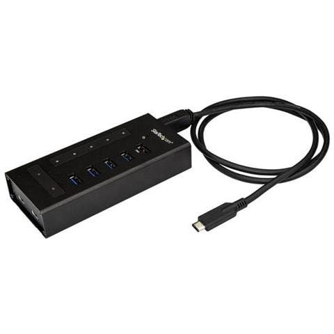 Hub USB-C a 7 porte in metallo - USB-C a 5x USB-A e 2x USB-C - USB 3.0 - Foto 1