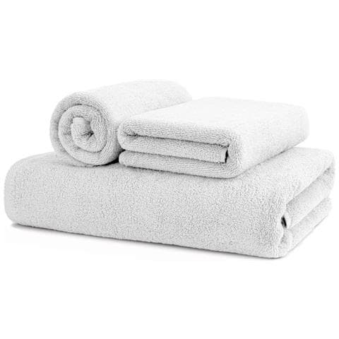 Asciugamani Salvietta Bagno In Morbida Spugna Modello Sophie Colore Bianco Ospite Bianco - Foto 15