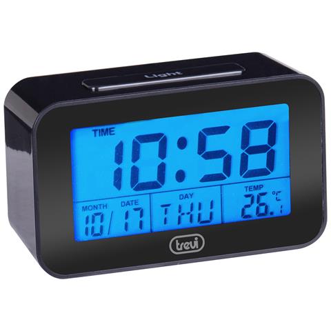 Orologio Digitale Con Sveglia E Termometro Trevi Sld 3p50 Nero - Foto 2