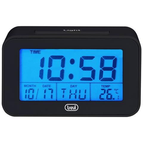 Orologio Digitale Con Sveglia E Termometro Trevi Sld 3p50 Nero - Foto 3