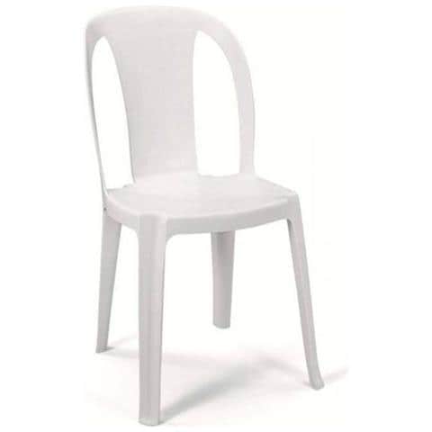 Sedia Impilabile Tiuana Bianco 1120 - Foto 1