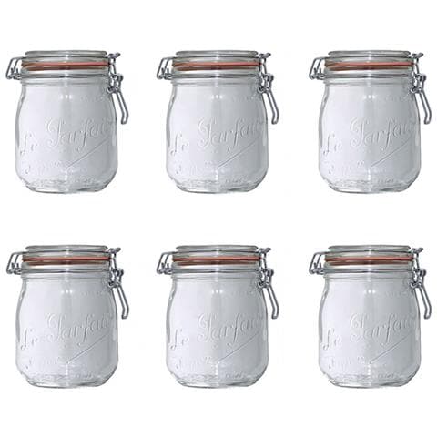 Set Di 6 Barattoli In Vetro Da 750ml - 900506 - Foto 1