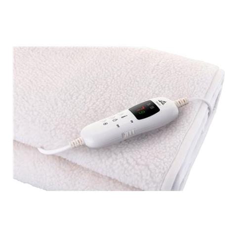 Coperta Riscaldata Elettrica 532590000 Numero Di Livelli Di Riscaldamento 9, Numero Di Persone 1, Lavabile, Telecomando, Pile E Poliestere, 60 W, Beige - Foto 2