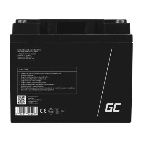 Agm23 Batteria Ups Acido Piombo (vrla) 12 V 44 Ah - Foto 3