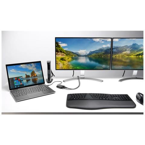 Tastiera Wireless K75401WW (Layout Inglese US) Colore Nero - Foto 2