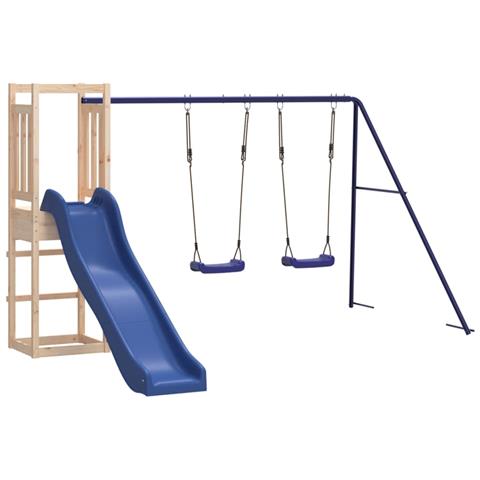Set da Gioco da Esterno in Legno Massello di Pino - Foto 1
