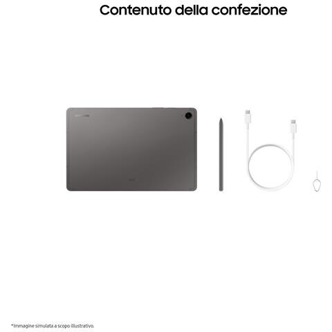 Galaxy Tab S9 FE (5G) Grigio Dual Sim 10.9" 2.5K Octa Core RAM 6GB Memoria 128 GB +Slot MicroSD Wi-Fi Fotocamera 8Mpx Android 13 - Italia - Foto 15