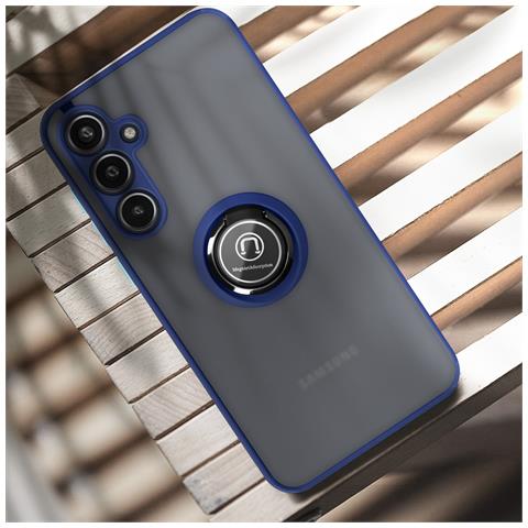 Cover Per Samsung Galaxy A35 5g Anello Metallico Supporto Ringrip - Foto 5