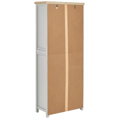 Libreria A 4 Ripiani Clio 180 Cm Grigio Chiaro - Foto 2