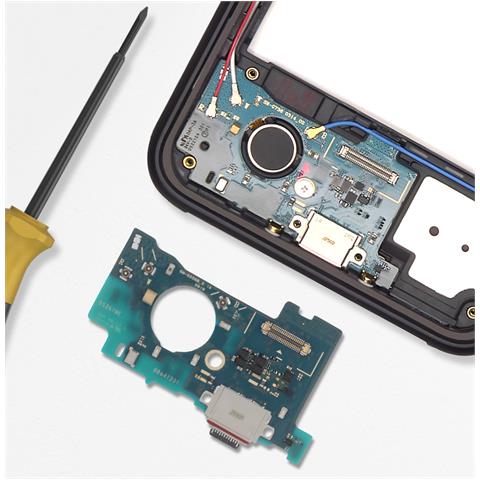 Connettore Di Ricarica Usb-c Galaxy Xcover 7 Con Microfono, Nero - Foto 4