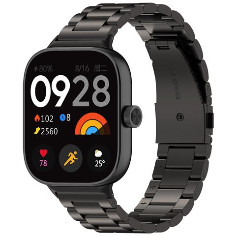 Cinturino In Metallo Per Redmi Watch 4/xiaomi Band 8 Pro Black - Foto 1