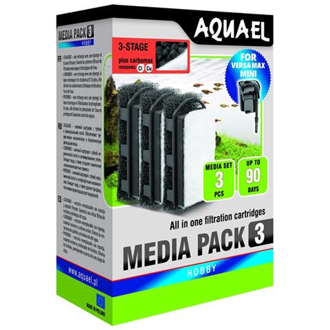Carbomax Media Pack 3 Pz Per Filtri Versamax Mini - Ael-113274 - Foto 1