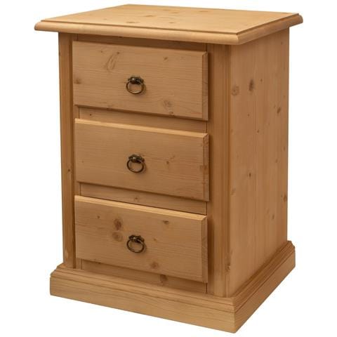 Comodino Maria - Marrone - Legno - 54x38x70 Cm - Foto 1