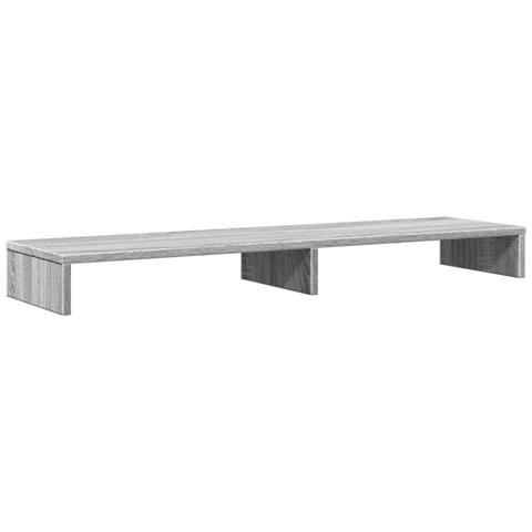 Supporto Per Monitor Grigio Sonoma 100x27x10 Cm In Truciolato - Foto 2