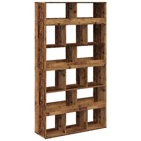Divisorio Stanza Legno Antico 100x33x187,5 Cm In Truciolato - Foto 2
