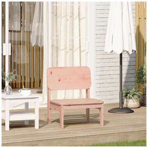 Sedia Da Giardino 60x52,5x72 Cm In Legno Massello Di Douglas - Foto 1