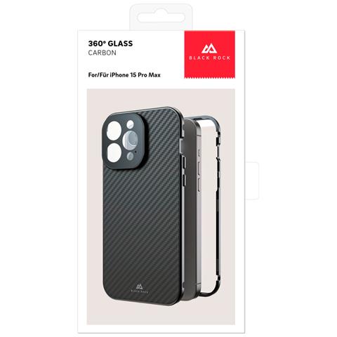 360° Glass custodia per cellulare 17 cm (6.7") Cover Carbonio - Foto 3