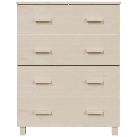 Credenza Hamar Ambra 79x40x103,5 Cm In Legno Massello Di Pino - Foto 2