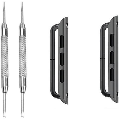 Connettore Per Cinturino Apple Watch - Nero  42/24mm - Foto 1