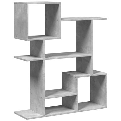 Libreria Divisorio Grigio Cemento 92x29x112 cm in Truciolato - Foto 1