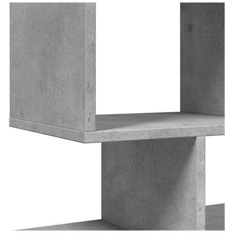 Libreria Divisorio Grigio Cemento 92x29x112 cm in Truciolato - Foto 9