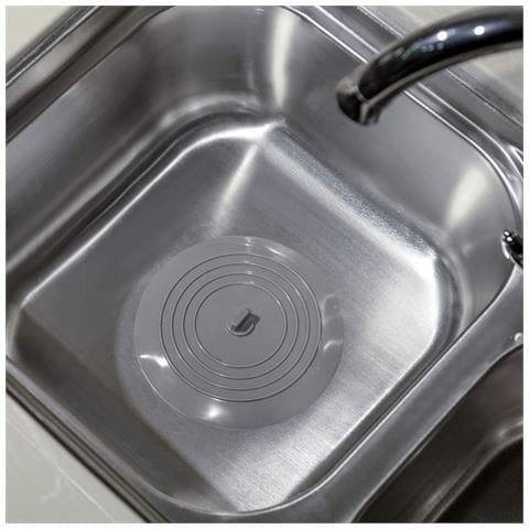 Tappo Per Lavello Rotondo In Silicone Bianco - Soluzione Di Tenuta Versatile Per Cucina E Bagno  15 Cm - Foto 4