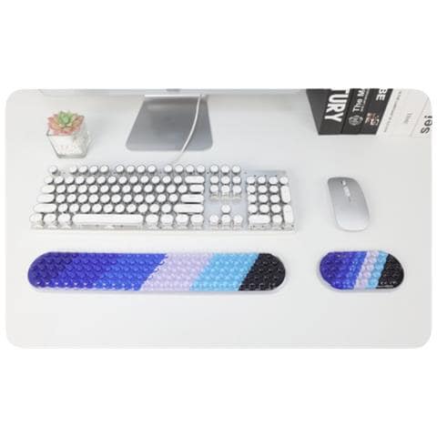 Set Di Tappetini Per Mouse Analogici E Digitali: Comfort Ergonomico Per Il Tuo Lavoro Multicolor4 - Foto 1