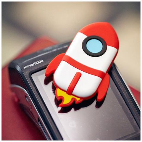 Portafoglio Contactless Con Guscio Modello Rocket Compatto E Facile Da Usare, Bianco - Foto 2