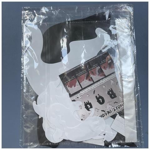 Set Di 70 Decorazioni Di Halloween - Fantasmi E Pipistrelli - Foto 1