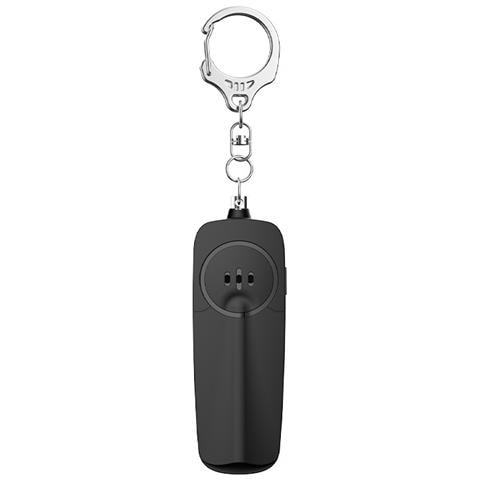 Portachiavi Allarme Personale Con Luce Led - Allarme Forte 130db, Alimentato A Batteria Aaa Black - Foto 1