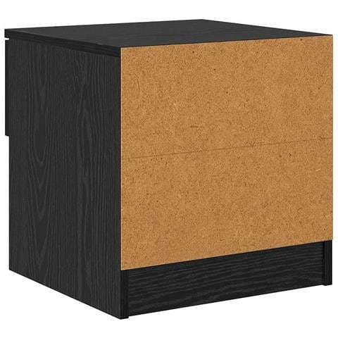 Armadietto per letto 2 pcs Rovere nero 40 x 39 x 40 cm - Foto 9
