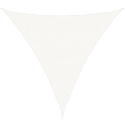 Vela A Parasole Hdpe Triangolare 3,6x3,6x3,6 M Bianca - Foto 1