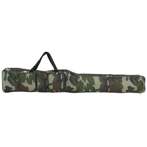 Borsa per Canna da Pesca Verde Mimetico 160 cm Tessuto Oxford - Foto 1