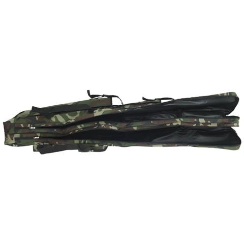Borsa per Canna da Pesca Verde Mimetico 160 cm Tessuto Oxford - Foto 2
