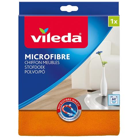 4023103124967 Panno per la Pulizia Microfibra, Poliestere Arancione 1 pz - Foto 1