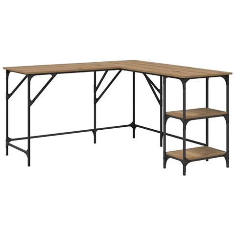 Scrivania Rovere artigianale 139 x 139 x 75 cm - Foto 1