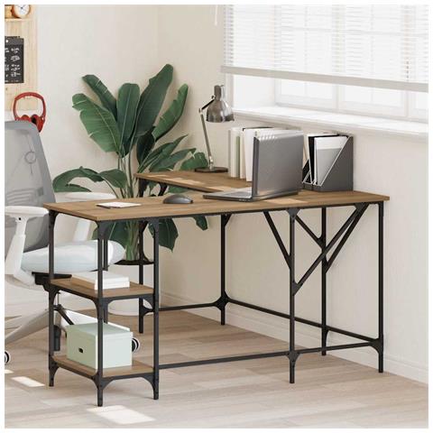 Scrivania Rovere artigianale 139 x 139 x 75 cm - Foto 2