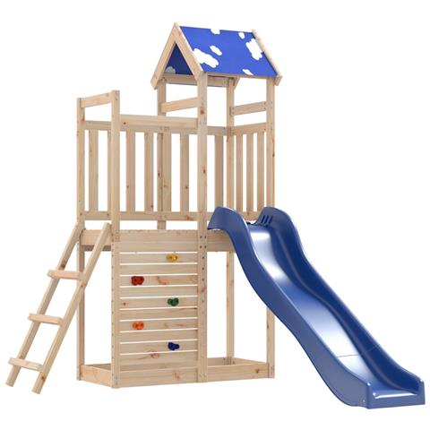 Set da Gioco da Esterno in Legno Massello di Pino - Foto 1